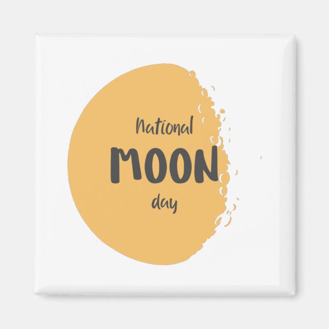 Imã Dia Nacional da Lua (Frente)