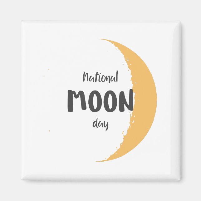 Imã Dia Nacional da Lua (Frente)