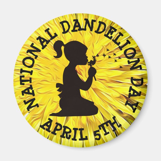 Imã Dia Nacional de Dandelion, 5 de abril (Frente)