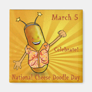 Imã Dia nacional do Doodle do queijo