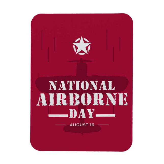 Ímã Dia Nacional do Transporte Aéreo (Vertical)