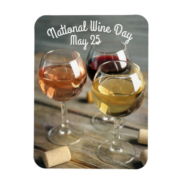 Ímã Dia Nacional do Vinho (Vertical)
