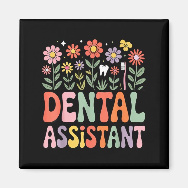 Imã Dia ou semana de apreciação de assistente dentário (Frente)