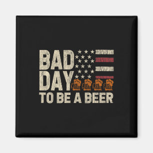 Imã Dia Ruim Para Ser Uma Cerveja Retro Bandeira Dos E