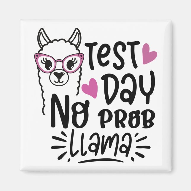 Imã Dia sem Prob-llama Llama Testando o Professor Dia  (Frente)