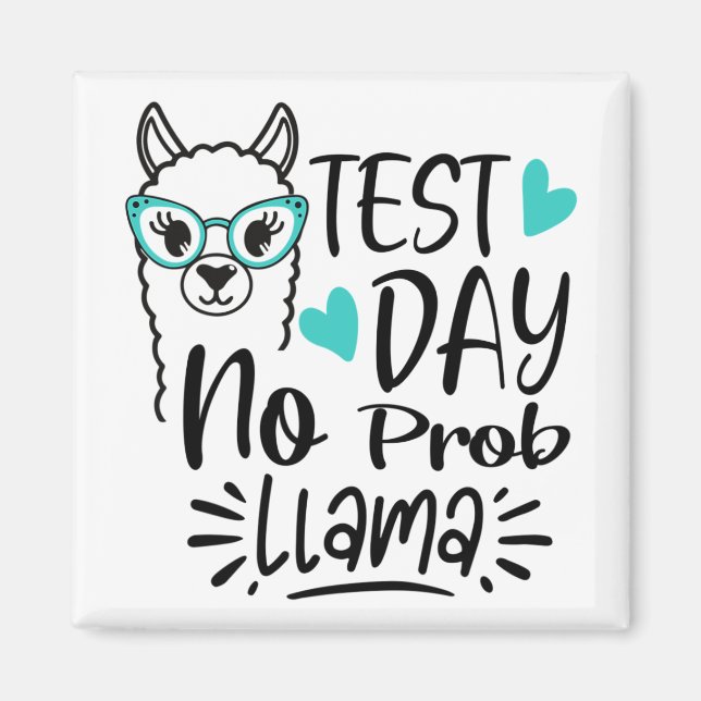 Imã Dia sem Prob-llama Llama Testando o Professor Dia  (Frente)