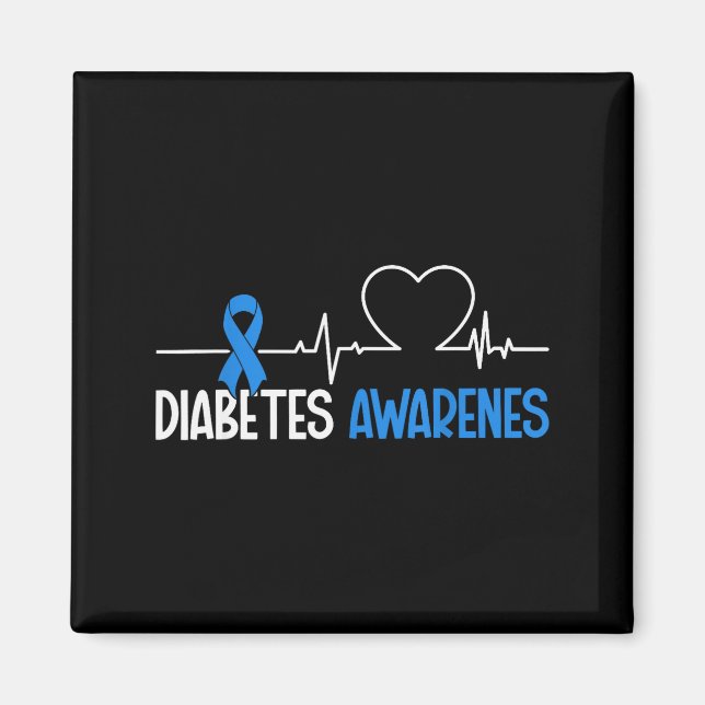 Imã Diabetes Awareness Day World Diabetes Month  (Frente)