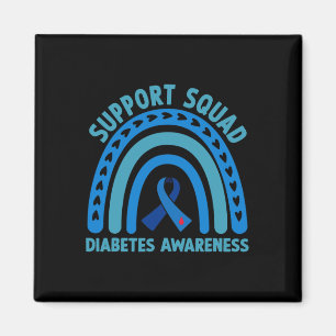 Imã Diabetes Azul Suporte à Diabetes Esquadrão Sensibi