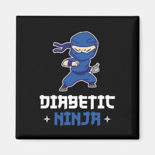 Imã Diabetes Combatendo Ninja T1d Consciência Diabétic
