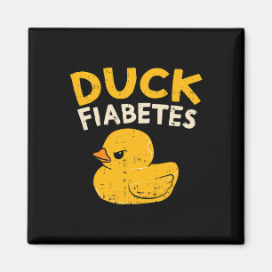 Imã Diabetes Divertidos Sensibilização Duck Fiabetes E