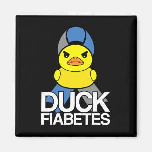 Imã Diabetes Tipo 1 T1d Pato Fiabetes Para Conscientiz