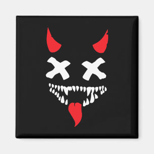 Imã Diabo Enfrenta Preguiçoso Halloween Costume Assust