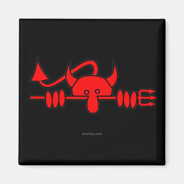 Imã Diabo Kilroy Magnet 1 (Frente)