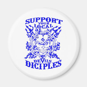 Imã Diabos Diciples MC - ímã do apoio