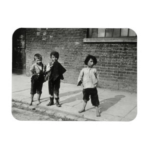 Ímã Diabretes de rua em Lambeth (foto de b/w)