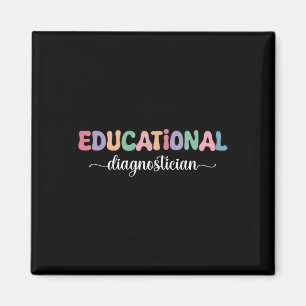 Imã Diagnosticador Educacional Corações Retro Groovy A