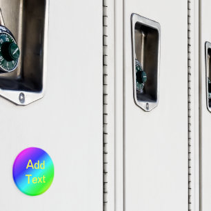 Imã Diagonal do Gradiente do Arco-íris Azul a Verde