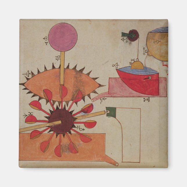 Imã Diagrama de um sistema de bombagem de água para um (Frente)