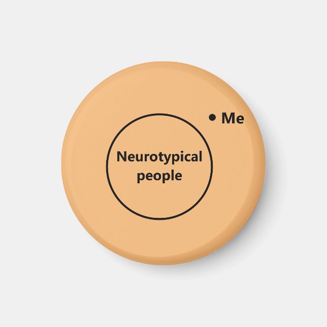 Imã Diagrama de Venn não típico (Frente)