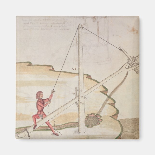 Imã Diagrama do método de abastecimento de água (Frente)