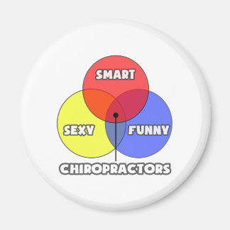 Imã Diagrama Venn.. Quiropráticos