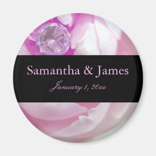 Imã Diamante em Casamento Pessoal Rosa Rosa Rosa Rosa