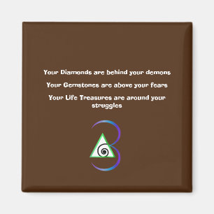 Imã Diamante, Pedras De Gema, Tesouros Da Vida, Magnet