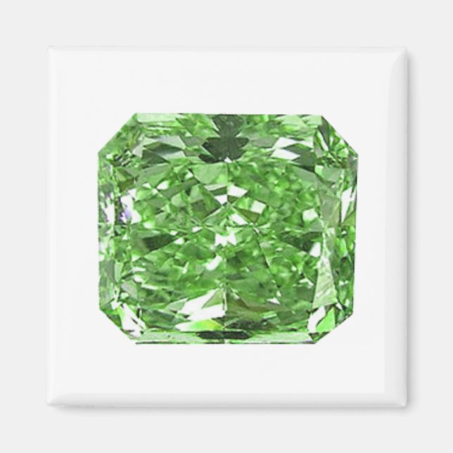 Imã Diamante Verde rico (Frente)