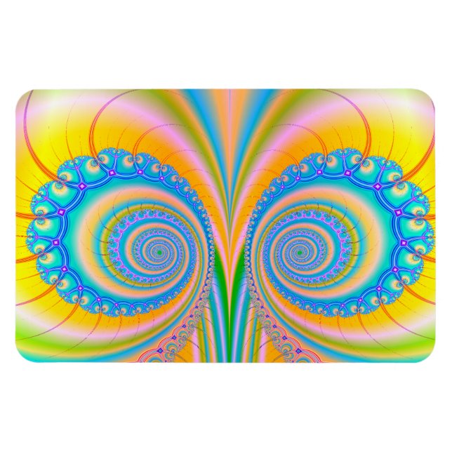 Ímã Diamantes Fractais por Shirley Taylor (Horizontal)