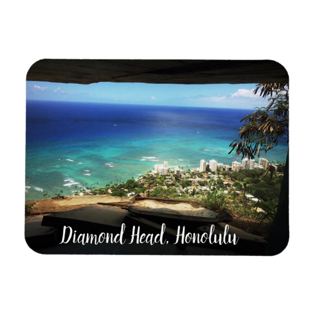 Ímã Diamond Head, Honolulu (Horizontal)