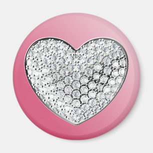 Imã Diamond Heart