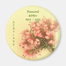 Imã Diamond Jubilee 1952 - 2012 Scotland
