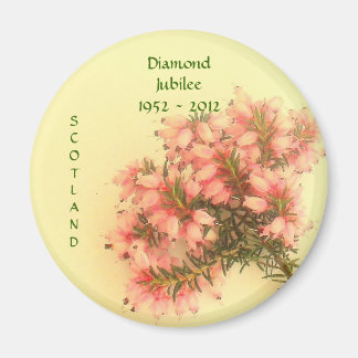 Imã Diamond Jubilee 1952 - 2012 Scotland