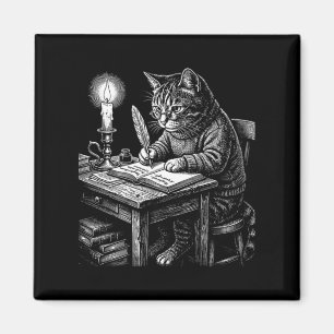 Imã Diário de Gato Vintage