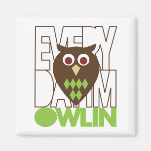 Imã Diário eu sou Owling