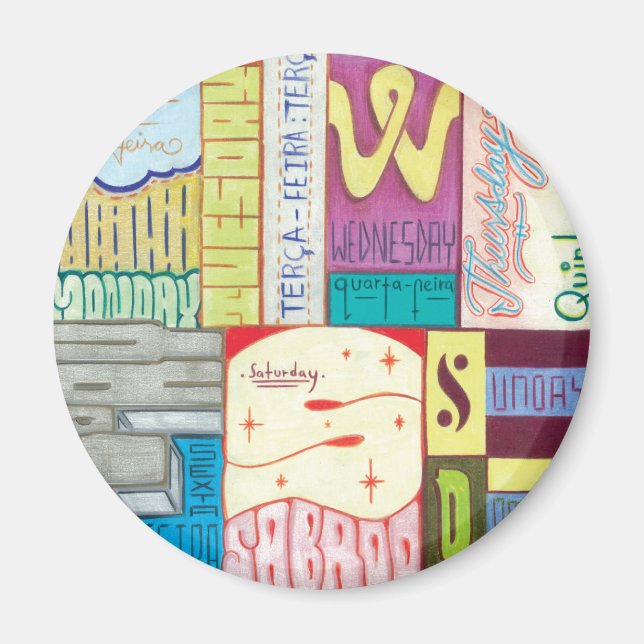 Imã Dias da semana (Frente)