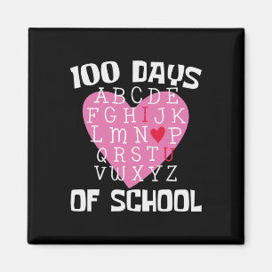 Imã Dias De Alphabet Escolar 100º Dia De Estudante