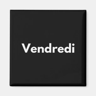 Imã Dias de sexta-feira da semana Língua Francesa Fran