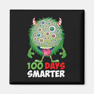 Imã Dias Mais Inteligentes Felizes 100º Dia Do Monstro