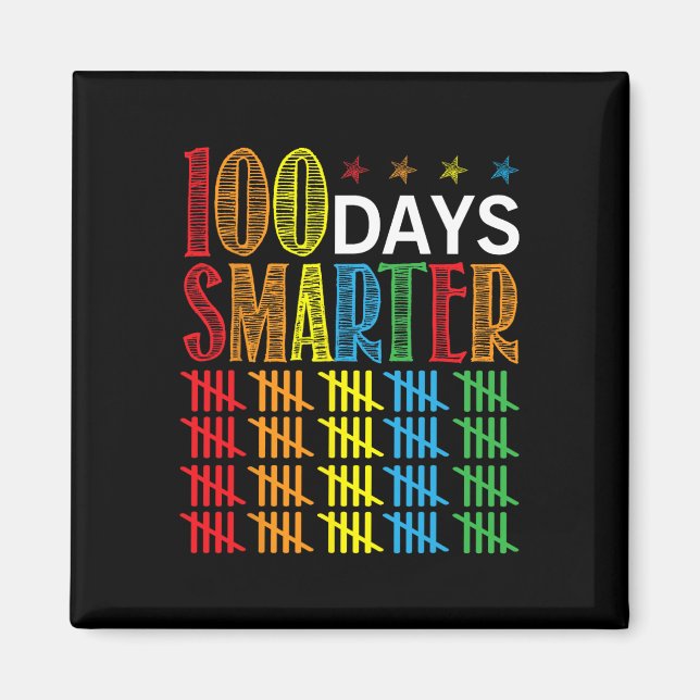 Imã Dias Mais Inteligentes Felizes 100.º Dia De Estuda (Frente)