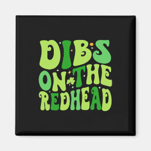 Imã Dibs Na Ruiva Dia Divertido de São Patrício Irland