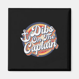 Imã Dibs No Capitão Funny Vintage Barco Retro Ca