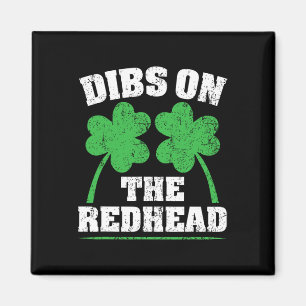 Imã Dibs No Ruivo Dia de São Patrício Irlandês Diverti