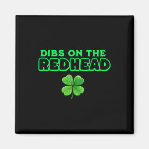 Imã Dibs No Ruivo Dia Divertido de São Patrício Irland