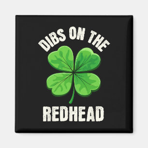 Imã Dibs No Ruivo Dia Divertido de São Patrício Irland