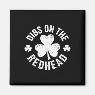 Imã Dibs No Ruivo Dia Divertido de São Patrício Irland