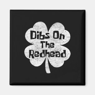 Imã Dibs No Ruivo Dia Divertido de São Patrício Irland