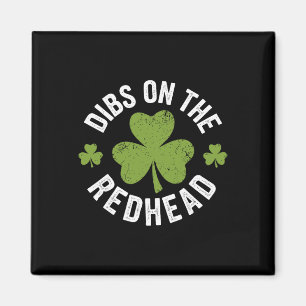 Imã Dibs No Ruivo Dia Divertido de São Patrício Irland