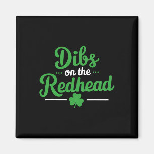 Imã Dibs No Ruivo Dia Divertido de São Patrício Irland