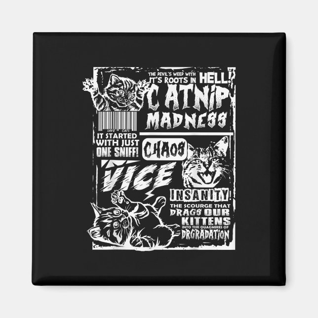 Imã Dicas De Gato Engraçadas Para Gato De Gato De Gato (Frente)